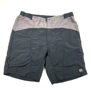Novara Mens Padded Mountain Bike Shorts Black Gray Large Cycling Outdoor